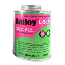 PVC Solvent Cement High Pressure (L-5023) 473ml Bailey Pvc5023-6